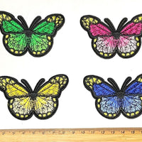 Multi Pcs Butterfly Theme Sew-On Iron-On Embroidered Applique Patches