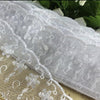 2x Yards Bright Coloured 65mm Wide Scalloped Polyester Lace Trim