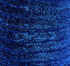 5x Yards 10mm Glitter Sparkly Velvety Polyester Ribbon - Pick Your Colour