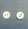 50x Black or White 12mm Two-Hole Buttons for Craft and Sewing