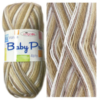 1x King Cole 4Ply Baby Print 100% Premium Acrylic Crochet and Knitting Yarn 100g