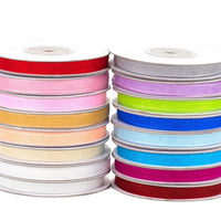 25 Meters (1x Roll) Premium Chiffon 7mm Organza Ribbon for Bow Making Wedding