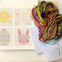 1x Easter and Christmas Themed Mini Cross Stitch Kits  -  Choose Your Design