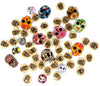 50x Mix Design Flowers, Butterflies, Animals etc.Wood Buttons for Craft & Sewing