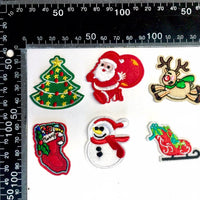 Multi Pcs Cute Mix Theme Sew-On Iron-On Embroidered Applique Patches