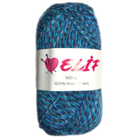 1x Elif Print 100% Acrylic Fine 100g DK Crochet and Knitting Yarn