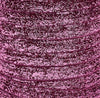 5x Yards 10mm Glitter Sparkly Velvety Polyester Ribbon - Pick Your Colour