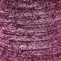 5x Yards 10mm Glitter Sparkly Velvety Polyester Ribbon - Pick Your Colour