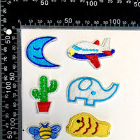 Multi Pcs Cute Mix Theme Sew-On Iron-On Embroidered Applique Patches