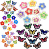 Multi Pcs Flower Theme Sew-On Iron-On Embroidered Applique Patches