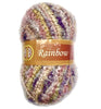 1x AB Rainbow Fancy 99% Acrylic 1% Nylon 100g Crochet and Knitting Yarn