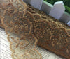 2x Yards Bright Coloured 40mm Wide Scalloped Polyester Lace Trim