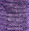 5x Yards 10mm Glitter Sparkly Velvety Polyester Ribbon - Pick Your Colour