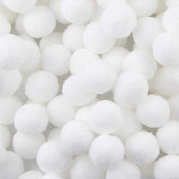 20x Firm and Bouncy but Soft Large 25mm Pompoms Crafts