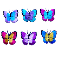 Multi Pcs Butterfly Theme Sew-On Iron-On Embroidered Applique Patches