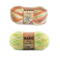 1x Nako Baby Looks Minnos Petit 50% Premium Acrylic 50% Polyamide 100g Yarn