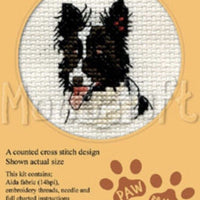 1x Mouseloft Paw Prints Dogs & Puppies Mini Cross Stitch Kit