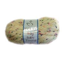 1x Nako Baby, Baby Tweed 100% Premium Acrylic 100g Crochet & Knitting Yarn