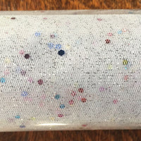 1x Yards 470mm (18.5inch wide) Sequin and Glitter Tulle Fabric Mesh