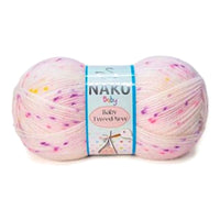 1x Nako Baby, Baby Tweed 100% Premium Acrylic 100g Crochet & Knitting Yarn