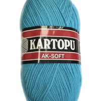 1x Kartopu AK Soft 100% Acrylic 100g Crochet and Knitting Yarn