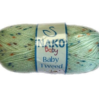 1x Nako Baby, Baby Tweed 100% Premium Acrylic 100g Crochet & Knitting Yarn