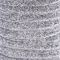 5x Yards 10mm Glitter Sparkly Velvety Polyester Ribbon - Pick Your Colour