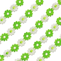 1x Yard 25mm Guipure Embroidered Daisy Flower Lace Trim - Pick your Colour