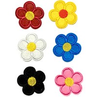 Multi Pcs Flower Theme Sew-On Iron-On Embroidered Applique Patches