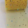 3x Yards 150mm Sequin Star Moon & Star Ribbon Tulle Sparkling Mesh for Crafts