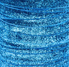 5x Yards 10mm Glitter Sparkly Velvety Polyester Ribbon - Pick Your Colour