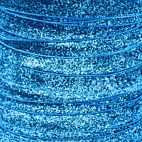 5x Yards 10mm Glitter Sparkly Velvety Polyester Ribbon - Pick Your Colour