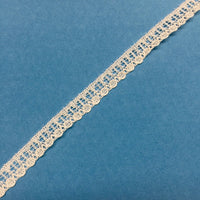 10x Yards 9-12mm Polyester Lace Choose from White, Off White or Beige