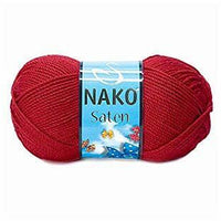 1x Nako Saten Crochet, Knitting Yarn 100g