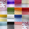 3x Yards 150mm Flocked Heart or Dots Ribbon Soft Tulle Organza Mesh