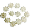 24x Colourful 25mm Daisy Flower Embroidered AB Giupure Sew on Applique Patch