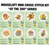 1x Mouseloft At the Zoo Design Mini Cross Stitch Kit- Choose Your Design