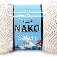 1x Nako Saten Crochet, Knitting Yarn 100g