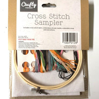 1x Cross Stitch Kit 8x10 inch with 16cm Embroidery Hoop