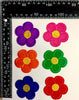 Multi Pcs Flower Theme Sew-On Iron-On Embroidered Applique Patches