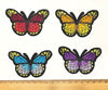 Multi Pcs Butterfly Theme Sew-On Iron-On Embroidered Applique Patches