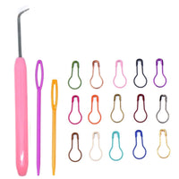 1x Knit Pick With Plastic Needle and Stitch Holder Kit Set