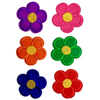 Multi Pcs Flower Theme Sew-On Iron-On Embroidered Applique Patches