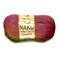 1X Nako Moher Special Romantik Jakar 100g Fine Crochet and Knitting Yarn