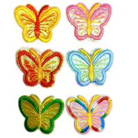 Multi Pcs Butterfly Theme Sew-On Iron-On Embroidered Applique Patches