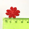 24x Colourful 25mm Daisy Flower Embroidered AB Giupure Sew on Applique Patch