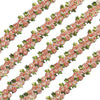 1x Half Yard 15mm Embroidered Rose Flower Lace Trim - Pick your Colour