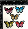 Multi Pcs Butterfly Theme Sew-On Iron-On Embroidered Applique Patches