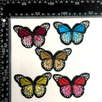 Multi Pcs Butterfly Theme Sew-On Iron-On Embroidered Applique Patches