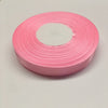 1x Roll 24yds 12mm Satin Single Sided Ribbon - Pick Your Colour